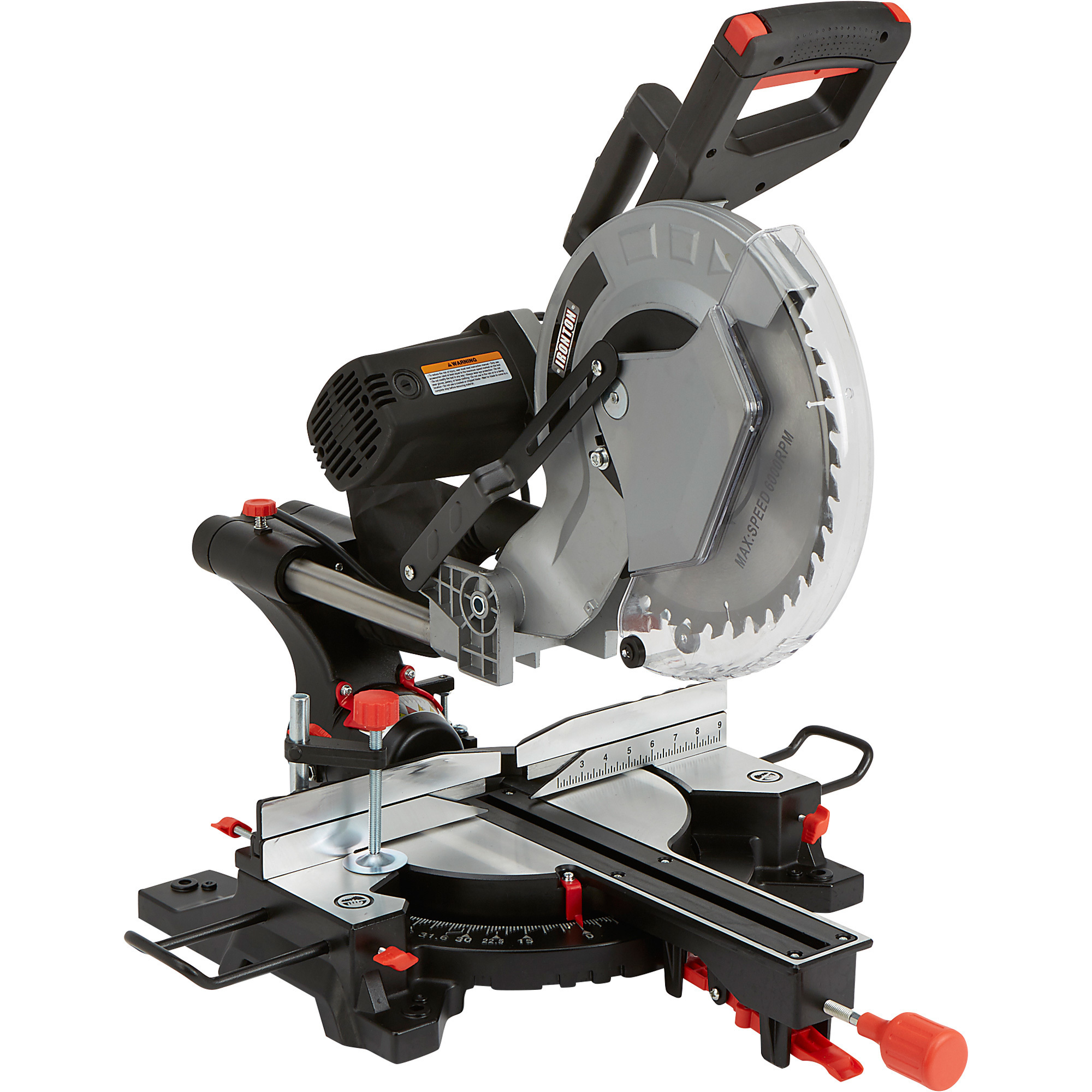 Ironton 12in. Compound Sliding Miter Saw, 2.5 HP, 15 Amp